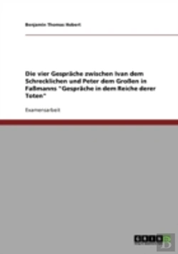 Bertrand.pt - Die Vier Gespr Che Zwischen Ivan Dem Sch