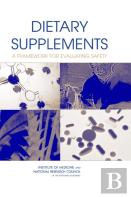 Dietary Supplements