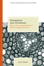 Difference And Givenness