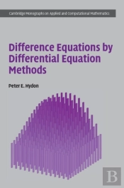Difference Equations By Differential Equation Methods