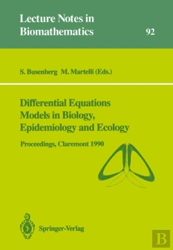 Bertrand.pt - Differential Equations Models In Biology, Epidemiology And Ecology