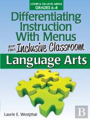 Differentiating Instruction With Menus For The Inclusive Classroom