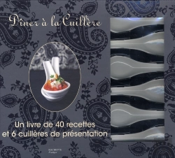 Bertrand.pt - Dîner À La Cuillère ; Coffret : Livre De 40 Recettes Et 6 Cuillères De Présentation