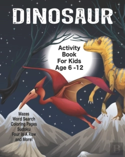 Bertrand.pt - Dinosaur Activity Book For Kids Age 6 -12