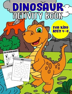 Bertrand.pt - Dinosaur Activity Book For Kids Ages 4-8