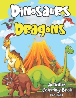 Bertrand.pt - Dinosaur And Dragon Coloring Book For Kids