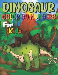 Dinosaur Color By Numbers For Kids
