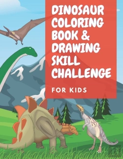 Bertrand.pt - Dinosaur Coloring Book & Drawing Skill Challenge