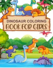 Dinosaur Coloring Book For Girls