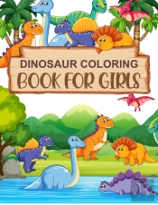 Dinosaur Coloring Book For Girls