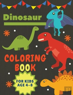 Bertrand.pt - Dinosaur Coloring Book For Kids Age 4-8