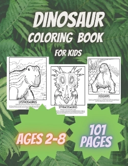Bertrand.pt - Dinosaur Coloring Book For Kids Ages 2-8