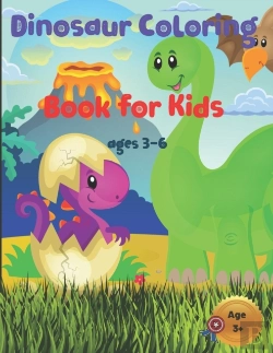 Bertrand.pt - Dinosaur Coloring Book For Kids Ages 3-6