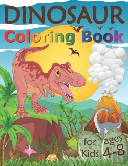 Bertrand.pt - Dinosaur Coloring Book For Kids Ages 4-8