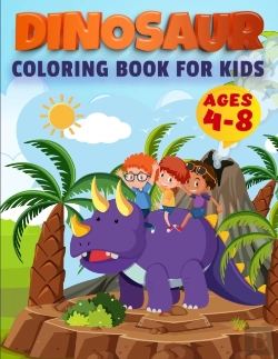 Bertrand.pt - Dinosaur Coloring Book For Kids Ages 4-8
