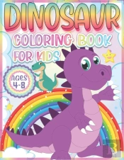 Dinosaur Coloring Book For Kids Ages 4-8