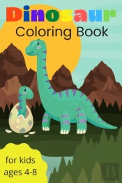 Dinosaur Coloring Book For Kids Ages 4-8