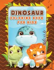 Dinosaur Coloring Book For Kids Ages 4-8