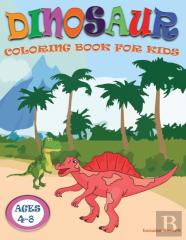 Dinosaur Coloring Book For Kids Ages 4-8