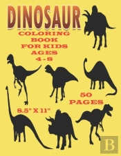 Dinosaur Coloring Book For Kids Ages 4-8