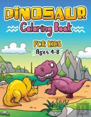 Dinosaur Coloring Book For Kids Ages 4-8