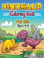 Dinosaur Coloring Book For Kids Ages 4-8