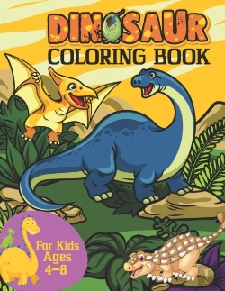 Bertrand.pt - Dinosaur Coloring Book For Kids Ages 4-8