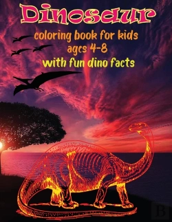 Bertrand.pt - Dinosaur Coloring Book For Kids Ages 4-8 With Fun Dino Facts