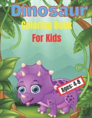 Dinosaur Coloring Book For Kids Ages
