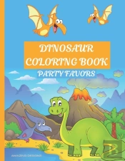 Dinosaur Coloring Book Party Favor
