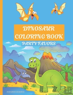 Bertrand.pt - Dinosaur Coloring Book Party Favor