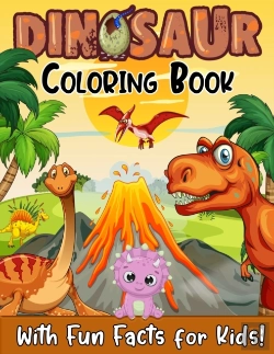 Bertrand.pt - Dinosaur Coloring Book With Fun Facts For Kids!