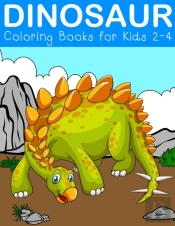 Dinosaur Coloring Books For Kids 2-4: Fa