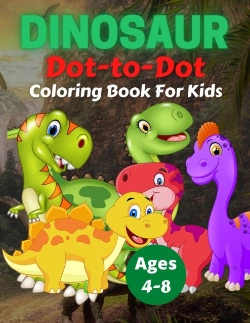 Bertrand.pt - Dinosaur Dot To Dot Coloring Book For Kids Ages 4-8