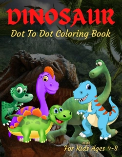 Bertrand.pt - Dinosaur Dot To Dot Coloring Book For Kids Ages 4-8