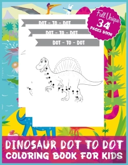 Bertrand.pt - Dinosaur Dot To Dot Coloring Book For Kids