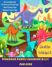 Dinosaur Family Coloring Book For Kids