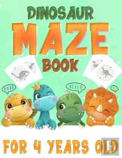Dinosaur Maze Book For 4 Years Old