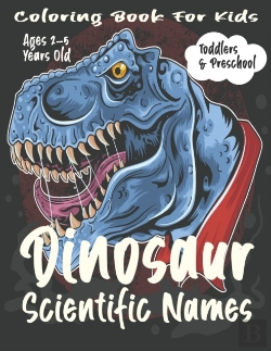 Bertrand.pt - Dinosaur Scientific Names Coloring Book For Kids