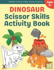 Dinosaur Scissor Skills Activity Book