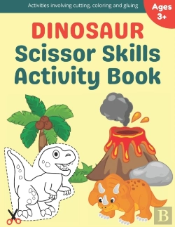 Bertrand.pt - Dinosaur Scissor Skills Activity Book