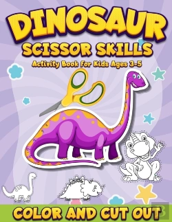 Bertrand.pt - Dinosaur Scissor Skills Activity Book For Kids Ages 3-5