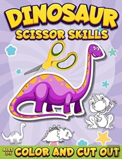 Bertrand.pt - Dinosaur Scissor Skills Activity Book For Kids Ages 3-5