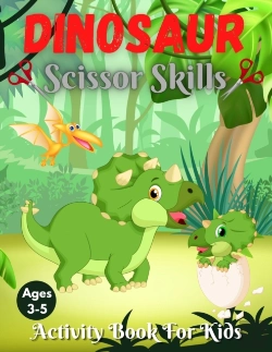 Bertrand.pt - Dinosaur Scissor Skills Activity Book For Kids Ages 3-5