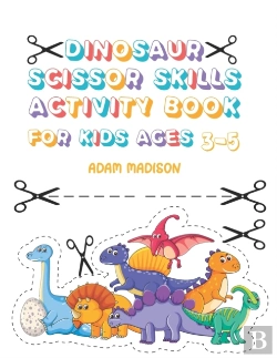 Bertrand.pt - Dinosaur Scissor Skills Activity Book For Kids Ages 3-5