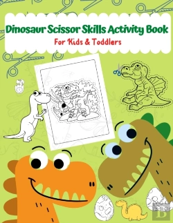 Bertrand.pt - Dinosaur Scissor Skills Activity Book For Kids & Toddlers