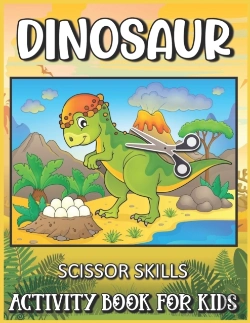Bertrand.pt - Dinosaur Scissor Skills Activity Book For Kids