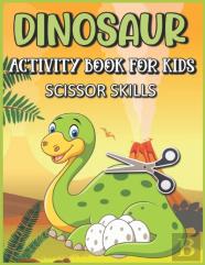 Dinosaur Scissor Skills Activity Book For Kids