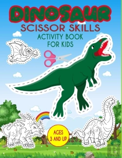 Bertrand.pt - Dinosaur Scissor Skills Activity Book For Kids