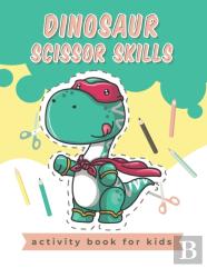 Dinosaur Scissor Skills Activity Book For Kids
